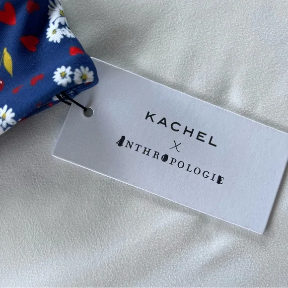 Anthropologie X Kachel• Floral Contrast Sports Bra - Picture 7 of 14